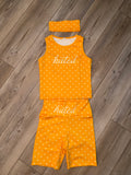 Hated Yellow PolkaDot Set