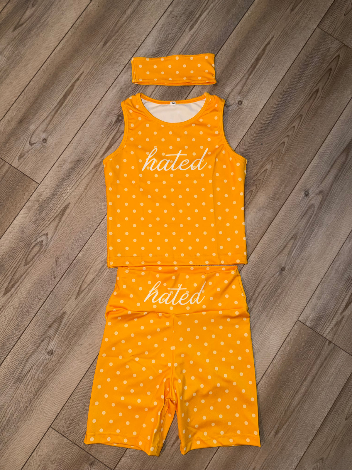 Hated Yellow PolkaDot Set